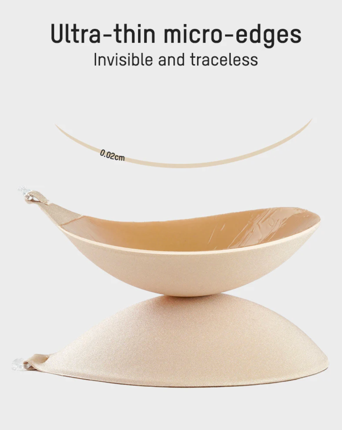 Strapless Adhesive Invisible Push Up Bra