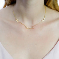 Customizable Name Necklace (up to 3 names)