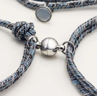 Customizable Magnetic Couple Bracelets