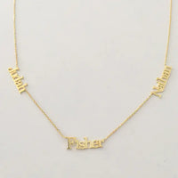 Customizable Name Necklace (up to 3 names)