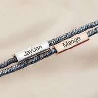 Customizable Magnetic Couple Bracelets