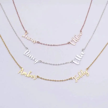 Customizable Name Necklace (up to 3 names)