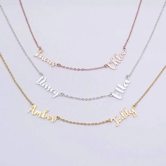 Customizable Name Necklace (up to 3 names)